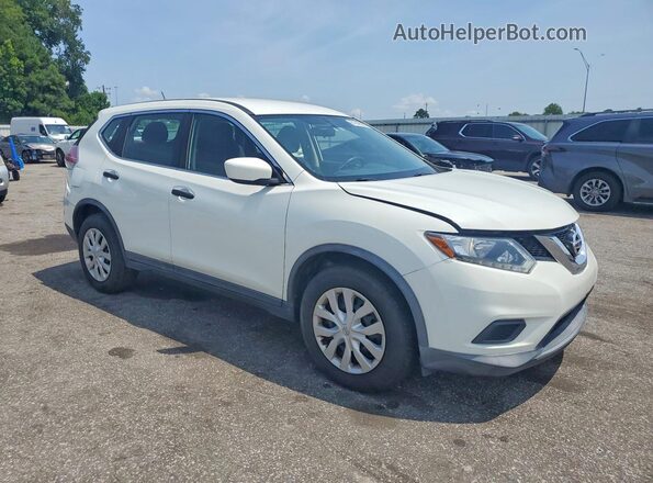 KNMAT2MT6GP704846 2016 NISSAN ROGUE White წინა ხედი