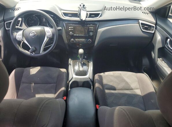 KNMAT2MT6GP704846 2016 NISSAN ROGUE White ხელსაწყოთა პანელის ხედი