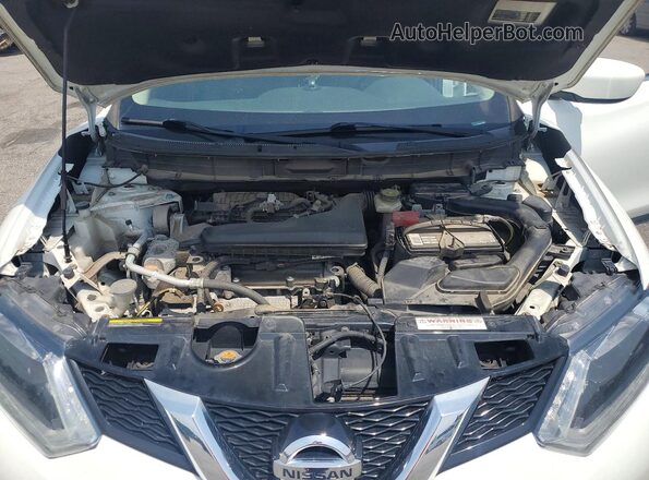 KNMAT2MT6GP704846 2016 NISSAN ROGUE White VIN კოდის სტიკერის ხედი