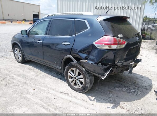 KNMAT2MT6GP707035 2016 NISSAN ROGUE Black Trasero izquierdo