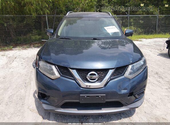 KNMAT2MT6GP707035 2016 NISSAN ROGUE Black Vista del cuadro de instrumentos