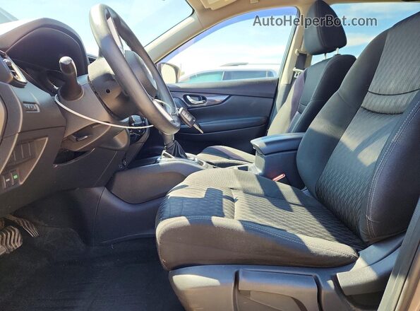 KNMAT2MT6HP519391 2017 NISSAN ROGUE Gray წინა სალონის ხედი