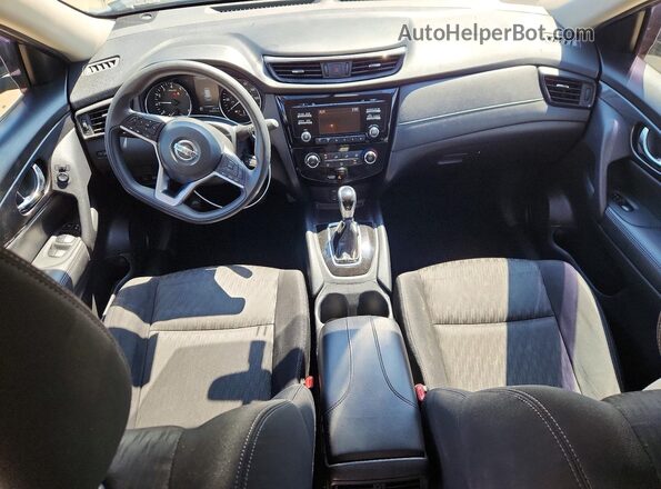 KNMAT2MT6HP519391 2017 NISSAN ROGUE Gray წინა პანელის ხედი