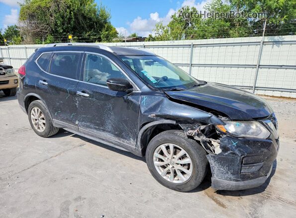 KNMAT2MT6HP524638 2017 NISSAN ROGUE Black Передня права чверть