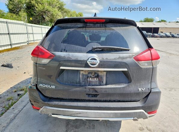 KNMAT2MT6HP524638 2017 NISSAN ROGUE Black Вид ззаду