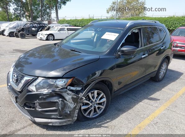 KNMAT2MT6HP531282 2017 NISSAN ROGUE Black Vista tres cuartos delantera izquierda
