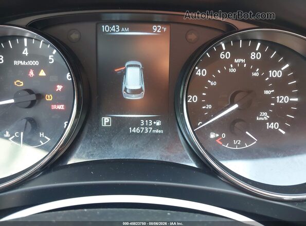 KNMAT2MT6HP531282 2017 NISSAN ROGUE Black Vista de los asientos traseros