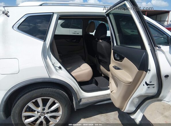 KNMAT2MT6HP550642 2017 NISSAN ROGUE White Widok naklejki z numerem VIN