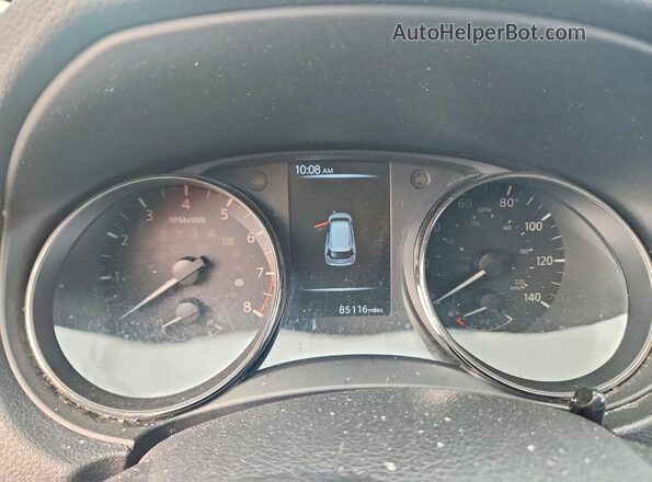 KNMAT2MT6HP609902 2017 NISSAN ROGUE White Instrument cluster view