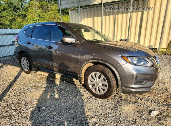 KNMAT2MT6JP582643 2018 NISSAN ROGUE Gray Delantero derecho