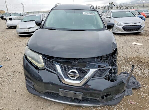 KNMAT2MT7GP622124 2016 NISSAN ROGUE Black Widok z przodu