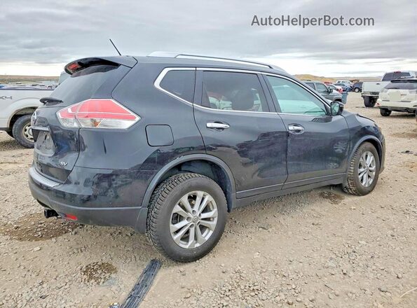 KNMAT2MT7GP622124 2016 NISSAN ROGUE Black Tył prawy