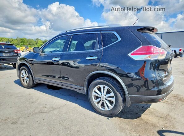 KNMAT2MT7GP641823 2016 NISSAN ROGUE Black Задня ліва чверть