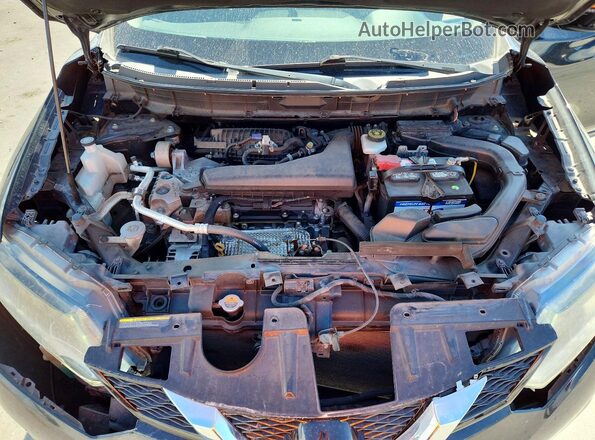KNMAT2MT7GP641823 2016 NISSAN ROGUE Black Вид підкапотного простору