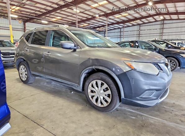 KNMAT2MT7GP645161 2016 NISSAN ROGUE Gray Առջևի աջ