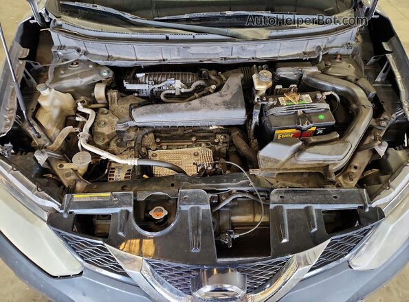 KNMAT2MT7GP645161 2016 NISSAN ROGUE Gray Շարժիչի բաժամունքի տեսք