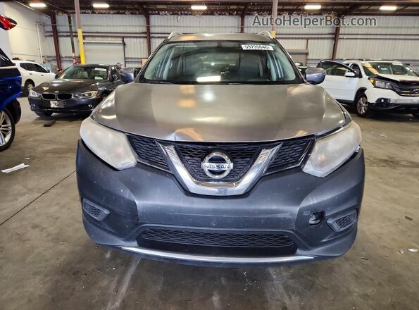 KNMAT2MT7GP645161 2016 NISSAN ROGUE Gray Դիմացի տեսք