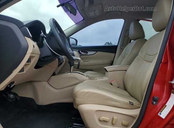 KNMAT2MT7GP658864 2016 NISSAN ROGUE Burgundy Սալոնի դիմացի տեսք