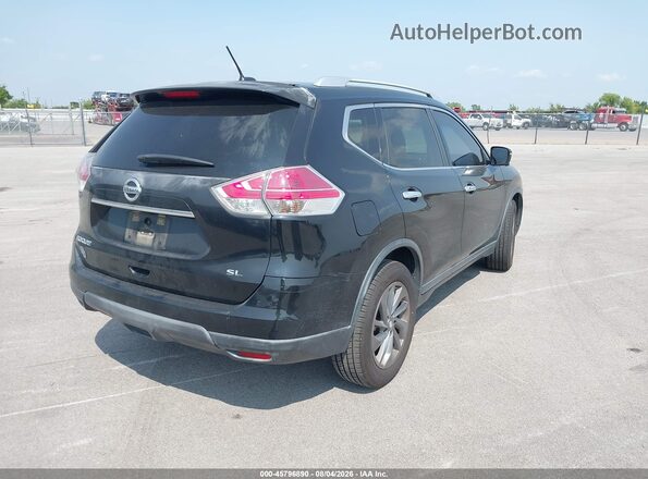 KNMAT2MT7GP737032 2016 NISSAN ROGUE Black უკანა მარჯვენა