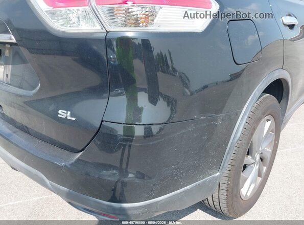 KNMAT2MT7GP737032 2016 NISSAN ROGUE Black ხელსაწყოთა პანელის ხედი