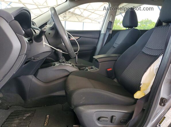 KNMAT2MT7HP603669 2017 NISSAN ROGUE Gray წინა სალონის ხედი