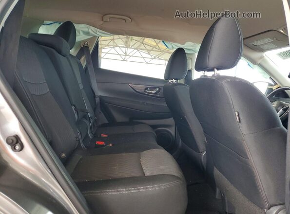 KNMAT2MT7HP603669 2017 NISSAN ROGUE Gray უკანა სავარძლების ხედი