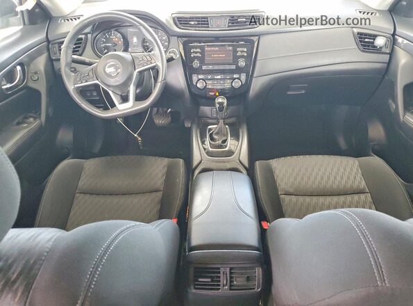 KNMAT2MT7HP603669 2017 NISSAN ROGUE Gray წინა პანელის ხედი