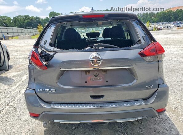 KNMAT2MT7HP611156 2017 NISSAN ROGUE Gray Rear view
