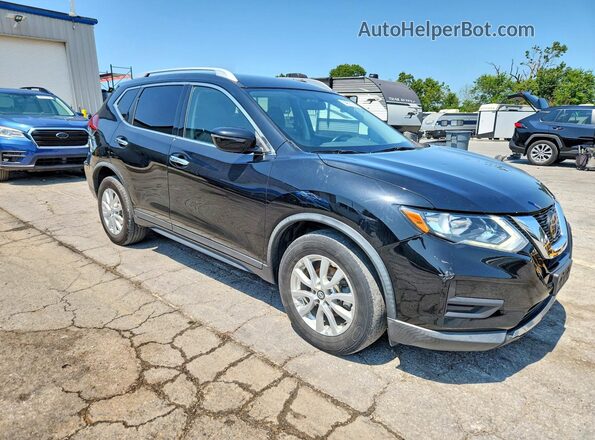 KNMAT2MT7JP501777 2018 NISSAN ROGUE Black წინა მარჯვენა