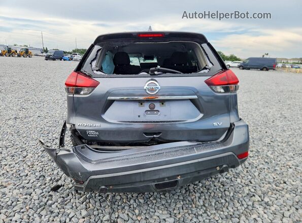 KNMAT2MT7JP504758 2018 NISSAN ROGUE Gray Widok z tyłu