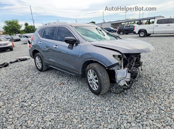 KNMAT2MT7JP504758 2018 NISSAN ROGUE Gray Przód prawy