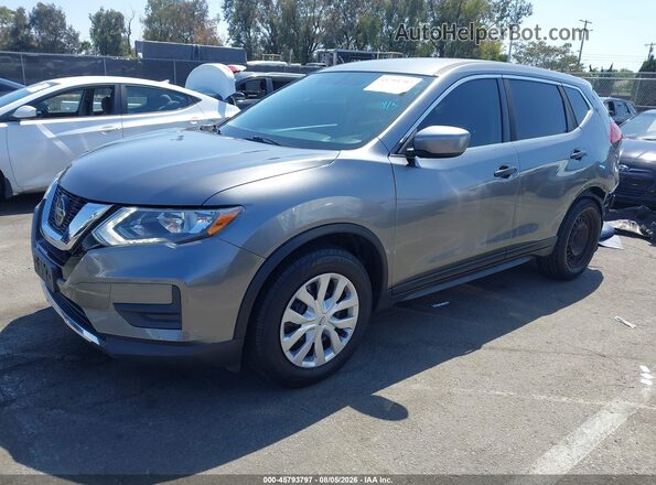 KNMAT2MT7JP512293 2018 NISSAN ROGUE Gray Front left