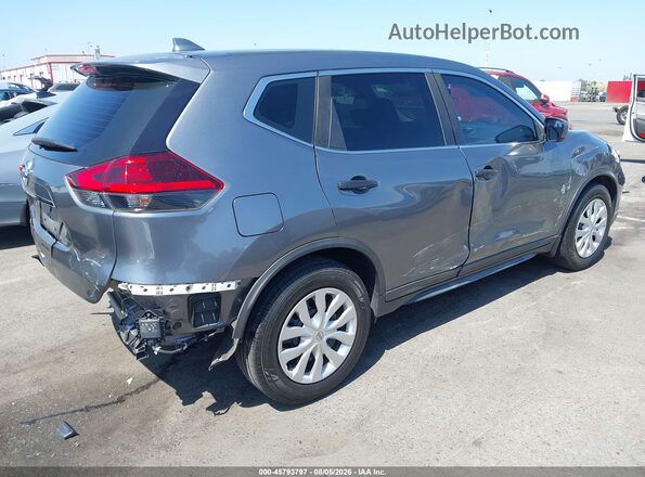 KNMAT2MT7JP512293 2018 NISSAN ROGUE Gray Rear right