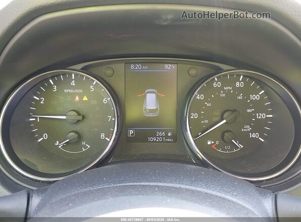 KNMAT2MT7JP524878 2018 NISSAN ROGUE Черный Вид задних сидений
