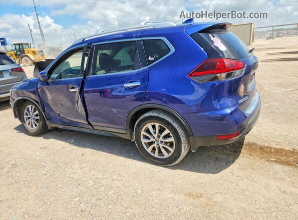 KNMAT2MT7JP563566 2018 NISSAN ROGUE Синий Задняя левая четверть