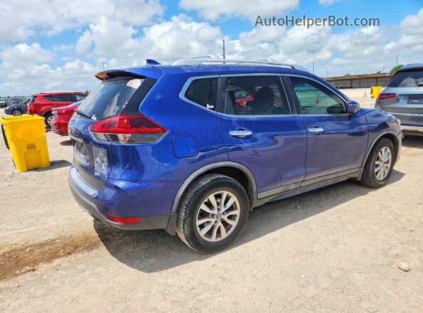 KNMAT2MT7JP563566 2018 NISSAN ROGUE Синий Задняя правая четверть