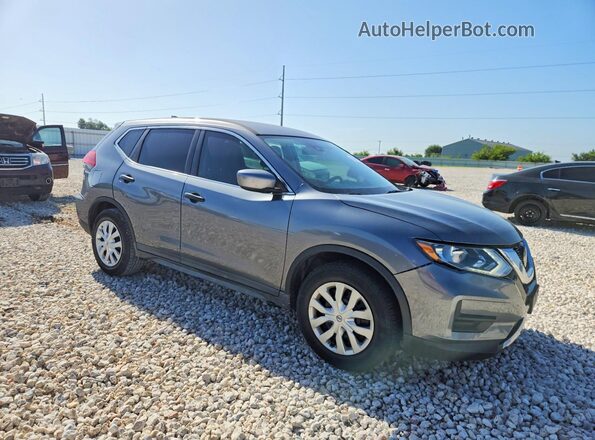 KNMAT2MT7KP520329 2019 NISSAN ROGUE Серый Передняя правая четверть