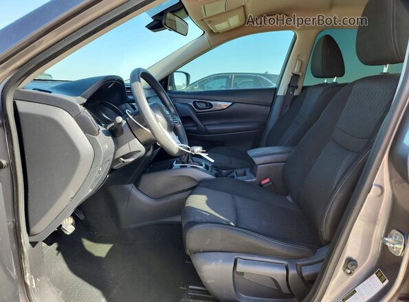 KNMAT2MT7KP520329 2019 NISSAN ROGUE Серый Вид салона спереди
