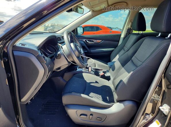 KNMAT2MT7KP535929 2019 NISSAN ROGUE Black Front interior view