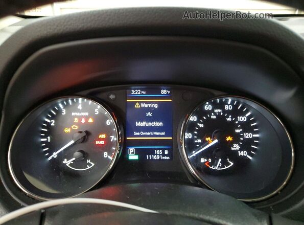 KNMAT2MT7LP516878 2020 NISSAN ROGUE Silver Instrument cluster view