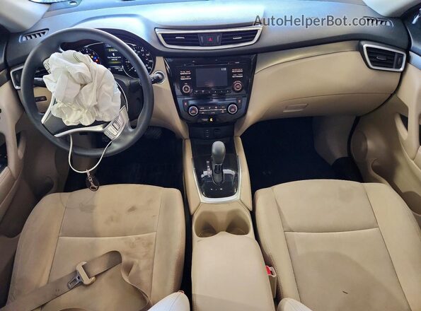 KNMAT2MT8GP607888 2016 NISSAN ROGUE White წინა პანელის ხედი