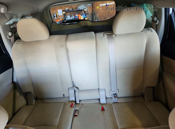 KNMAT2MT8GP607888 2016 NISSAN ROGUE White უკანა სავარძლების ხედი