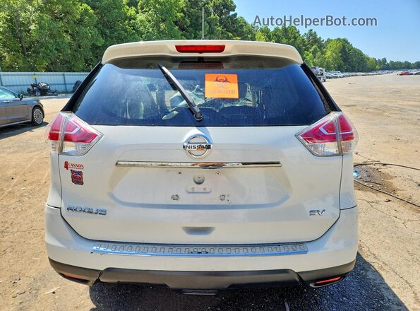 KNMAT2MT8GP615909 2016 NISSAN ROGUE White Vista trasera