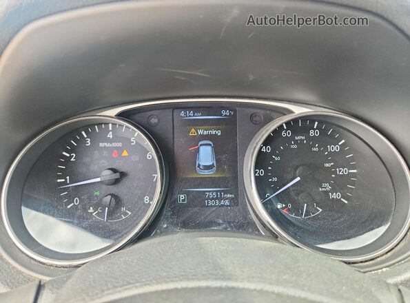KNMAT2MT8GP627476 2016 NISSAN ROGUE Gray ხელსაწყოთა პანელის ხედი