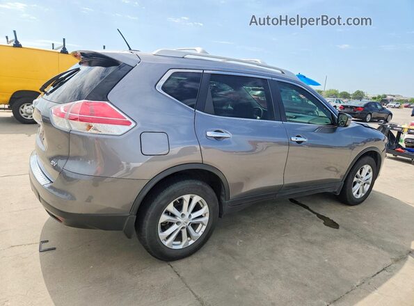 KNMAT2MT8GP627476 2016 NISSAN ROGUE Gray უკანა მარჯვენა