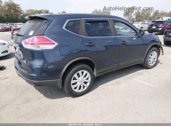 KNMAT2MT8GP631088 2016 NISSAN ROGUE Dark Blue უკანა მარჯვენა