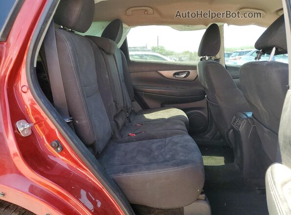 KNMAT2MT8GP652488 2016 NISSAN ROGUE Burgundy Սալոնի հետևի տեսք