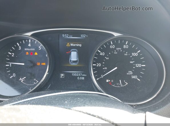 KNMAT2MT8GP654757 2016 NISSAN ROGUE Gray Հետևի նստատեղերի տեսք
