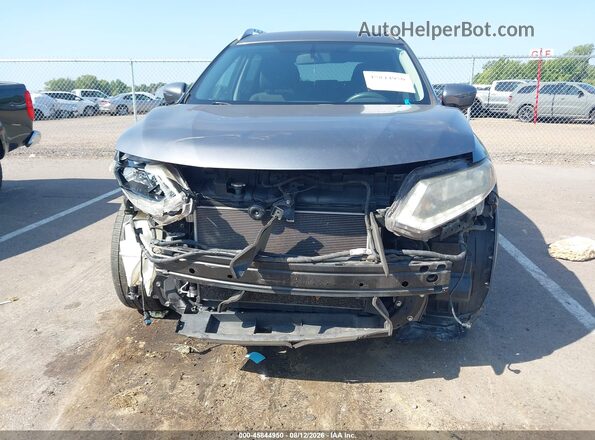 KNMAT2MT8GP654757 2016 NISSAN ROGUE Gray Դիմացի տեսք