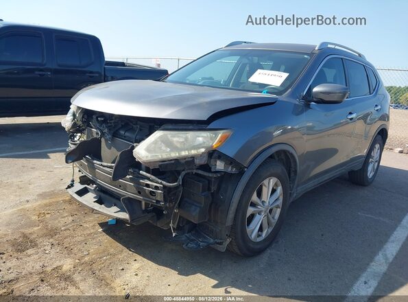 KNMAT2MT8GP654757 2016 NISSAN ROGUE Gray Սարքավորումների վահանակի տեսք